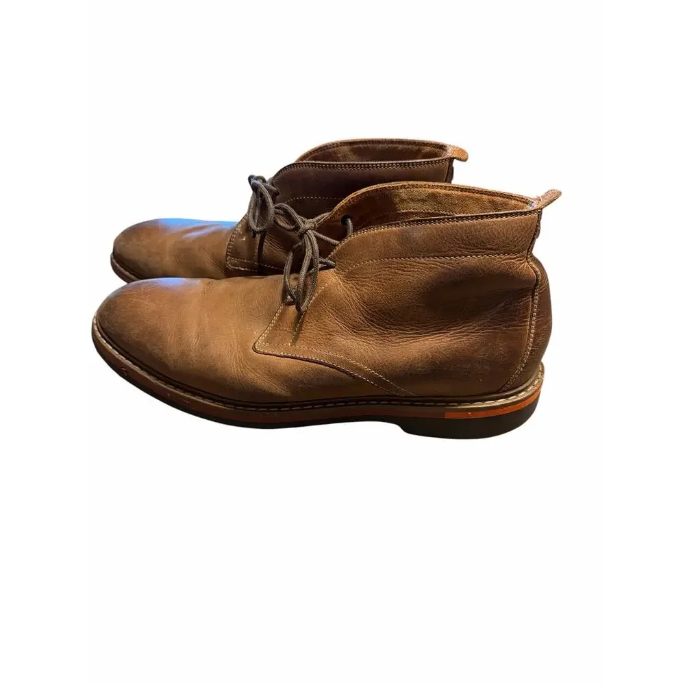 Cole Haan Grand 360 Chukka Leather Boots Men's US 9M Brown Style C34158 Preppy